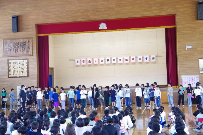 小音会・交歓会出場学級を励ます会の画像