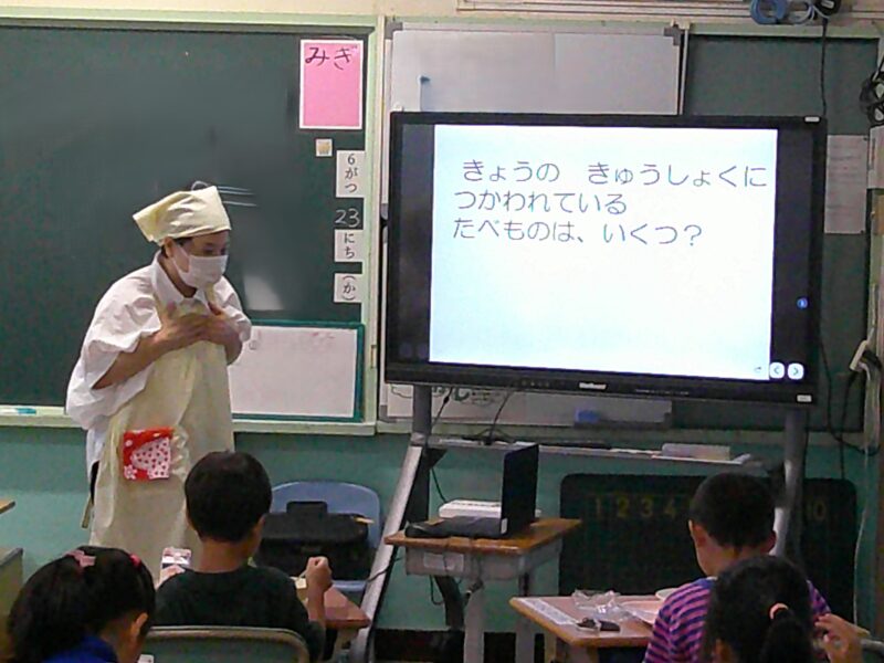 食育指導の画像