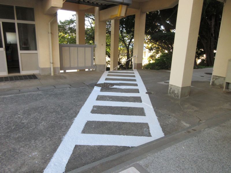 地域とともに~白線の塗り直し活動~の画像