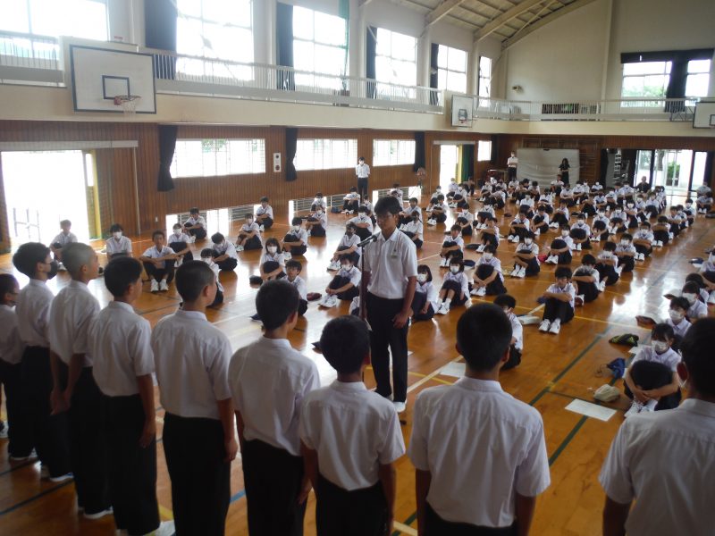 終業式　表彰伝達式　県中総体激励会の画像