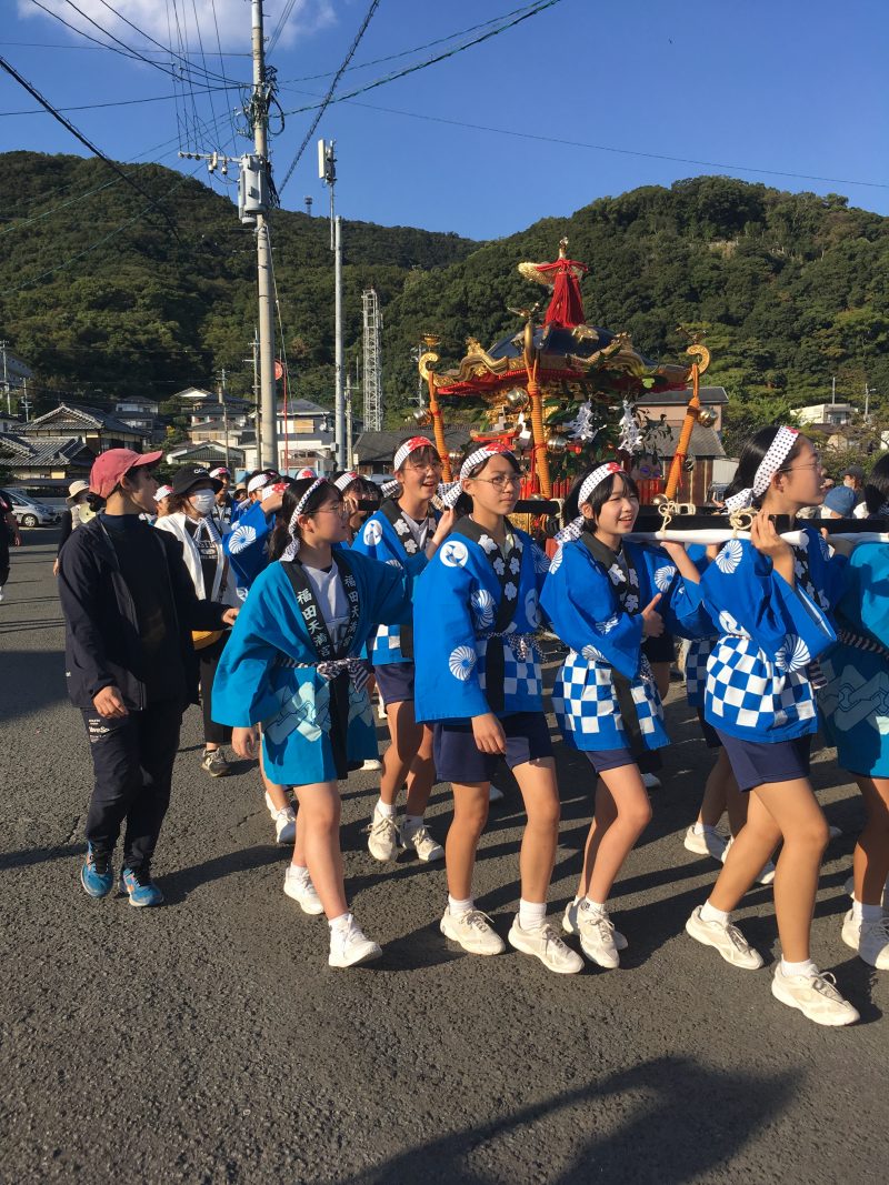 ♡ありがとうの思いを込めて…♡ 　福田天満宮大祭巡行(福田くんち)の画像