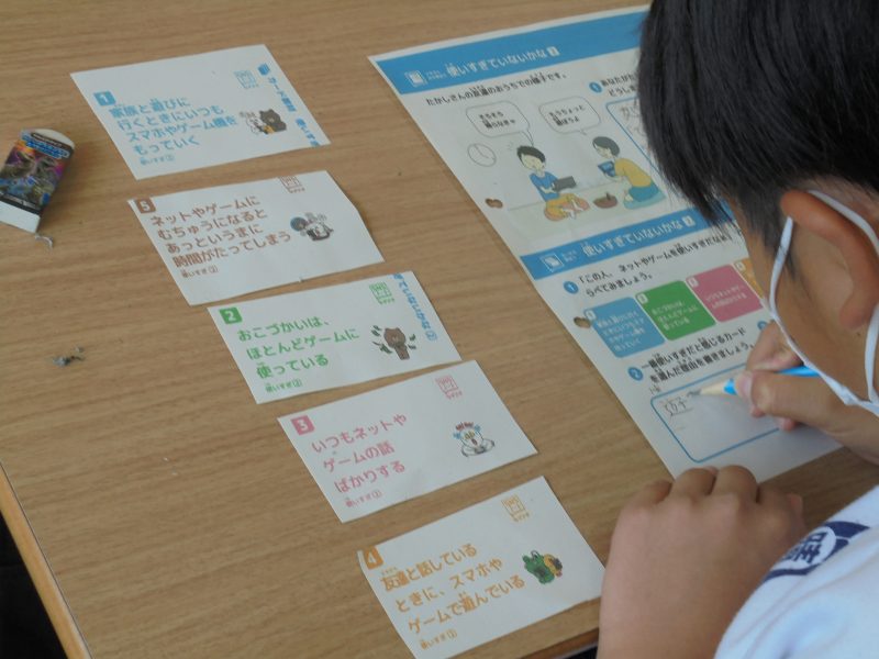 ４年生は、総合的な学習の時間です。の画像