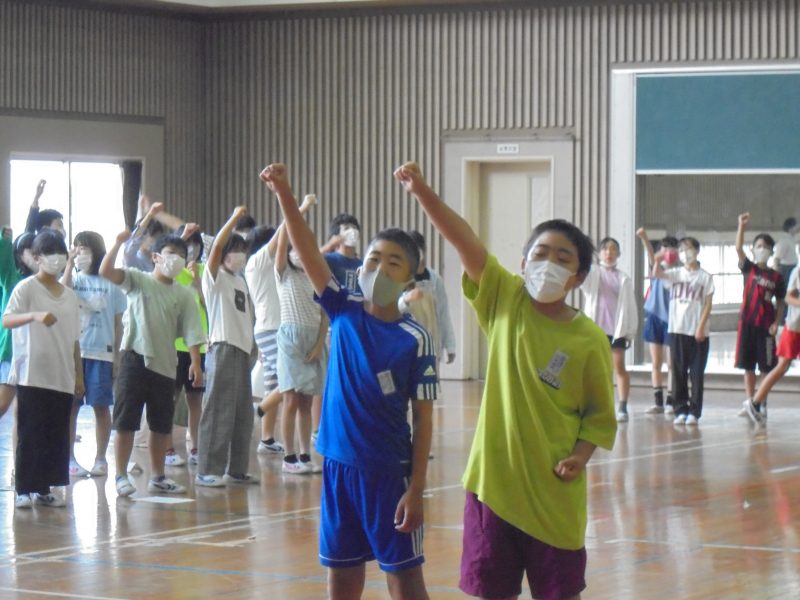 なかよし集会の様子です。の画像