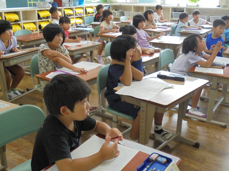 7月20日 終業式の1年生です。の画像