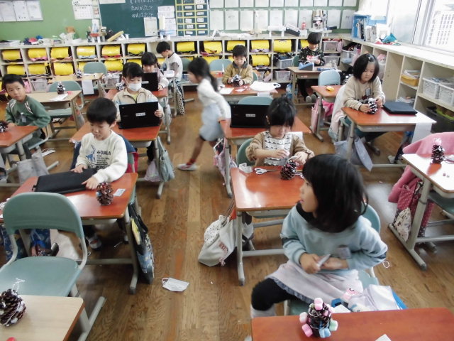 １２月１２日の１年生です。の画像
