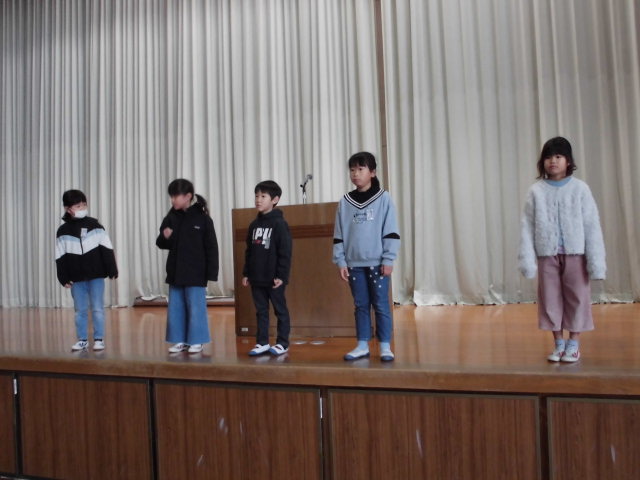 １２月２２日の１年生です。の画像