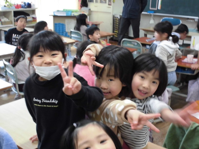 １月３０日の１年生です。の画像