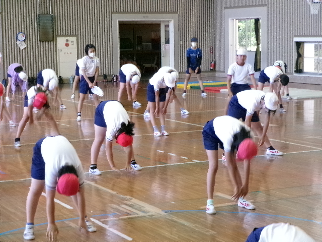 5年生 体力テスト 調理実習の画像