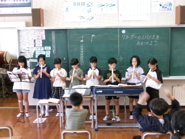 ４年生　リコーダーの画像
