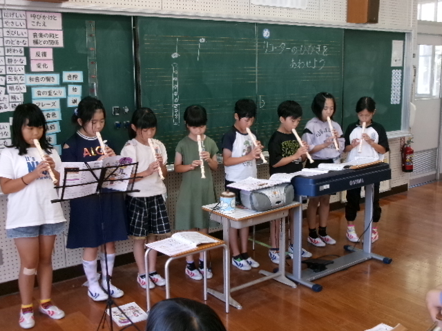 ４年生　先週の音楽科の画像