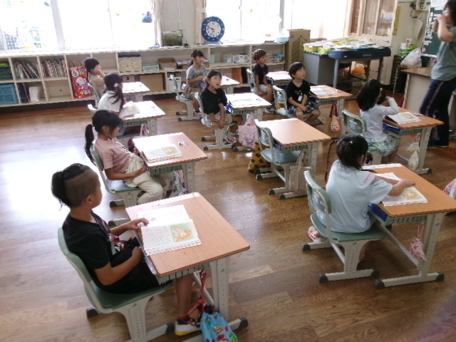７月１６日の１年生です。の画像