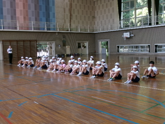 ６年生　小体会　初日の顔合わせの画像