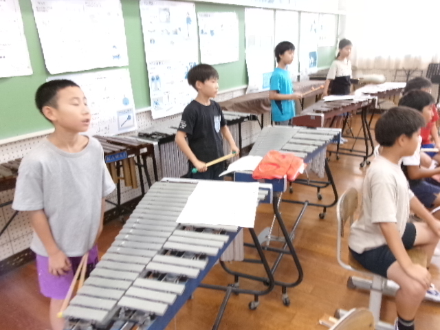 ４年生　小音会練習の画像