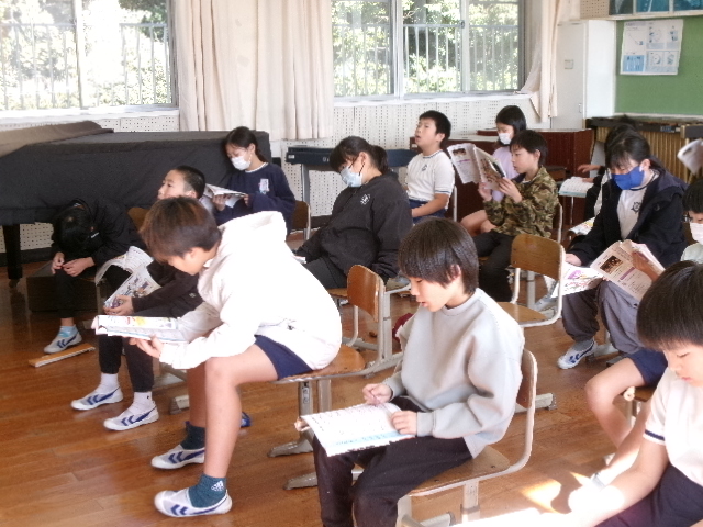 ４年生　音楽科の時間の画像
