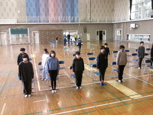 6年生　卒業式練習の画像