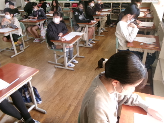 ６年生　全国学力・学習状況調査の画像