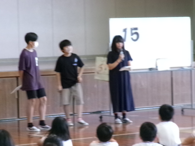企画委員会からの表彰の画像