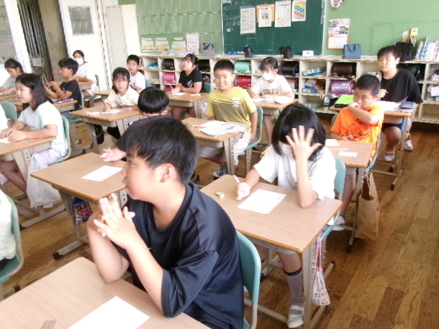 ４年生　小音会の準備スタートの画像