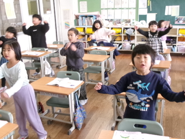 １月２０日の１年生です。の画像