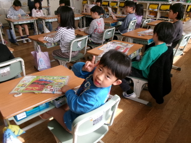 ３月５日の１年生です。の画像