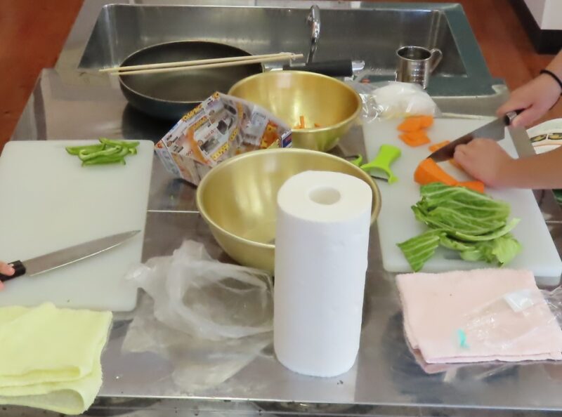 調理実習（家庭科）の学習成果の画像