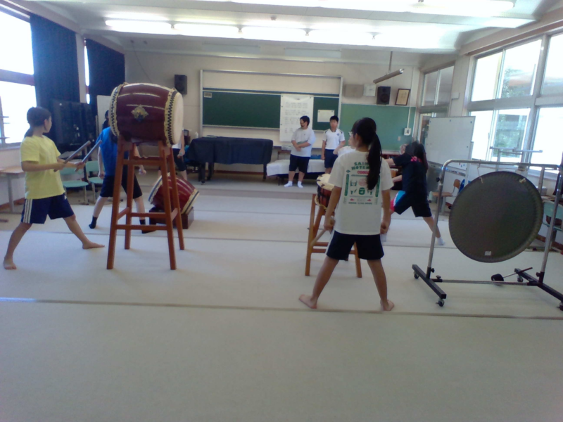 7月31日 和太鼓夏休み特別レッスンの画像