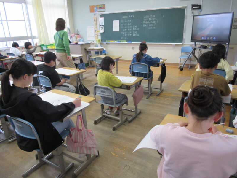 (学校生活)学力調査に挑む!の画像