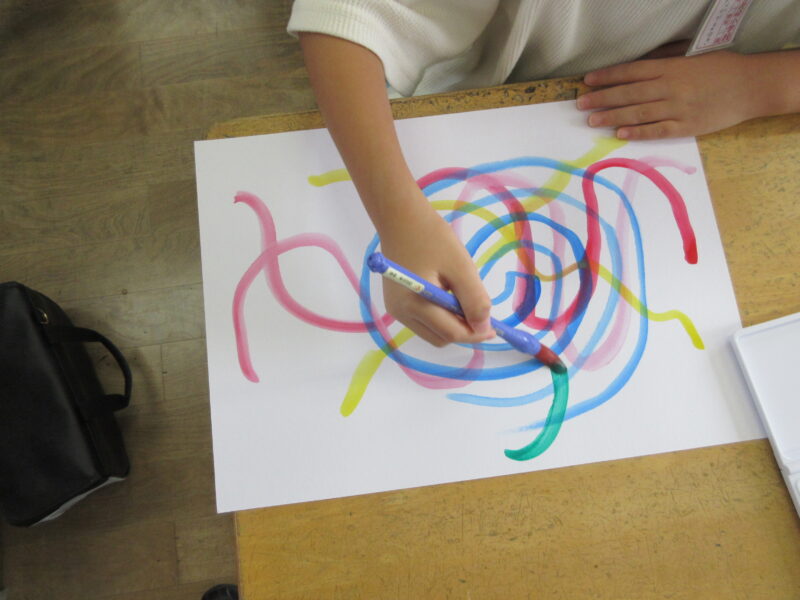 （１年生）はじめての水彩絵の具 (^^♪の画像