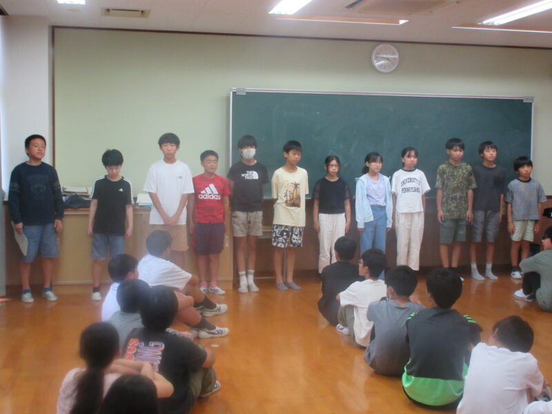 (6年生)小体会結団式の画像
