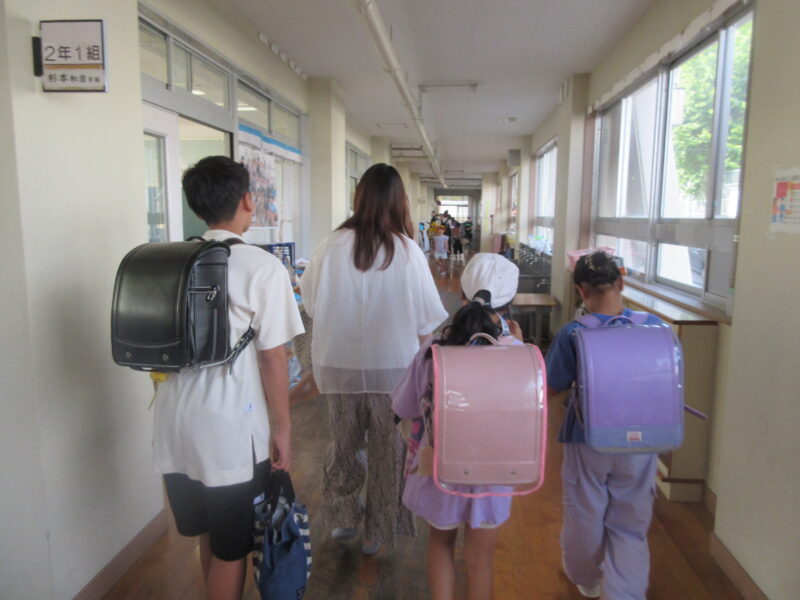 (学校行事)引き渡し訓練の画像