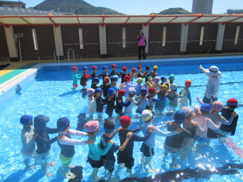 (1年生)はじめてのプール💦今日から水泳学習です(^^)/の画像