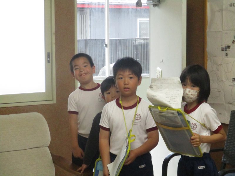 学校探検（１・２年生）校長室の画像