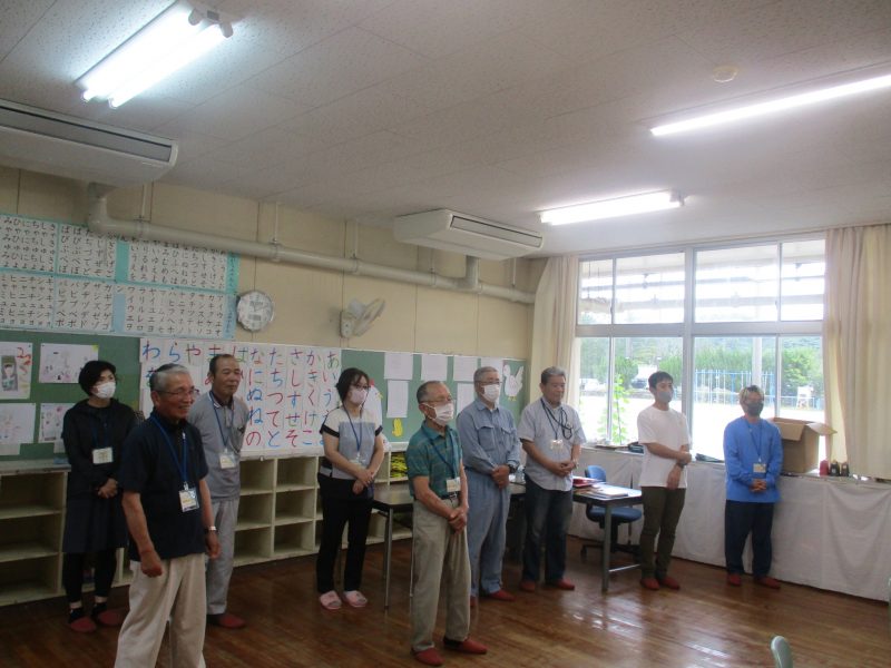 「見守る会」の皆様の来校の画像