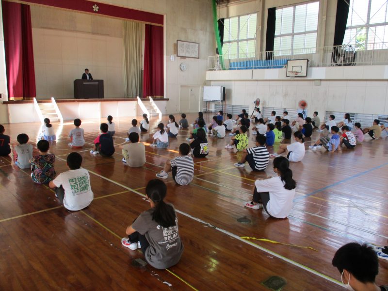 2学期始業式のようすの画像