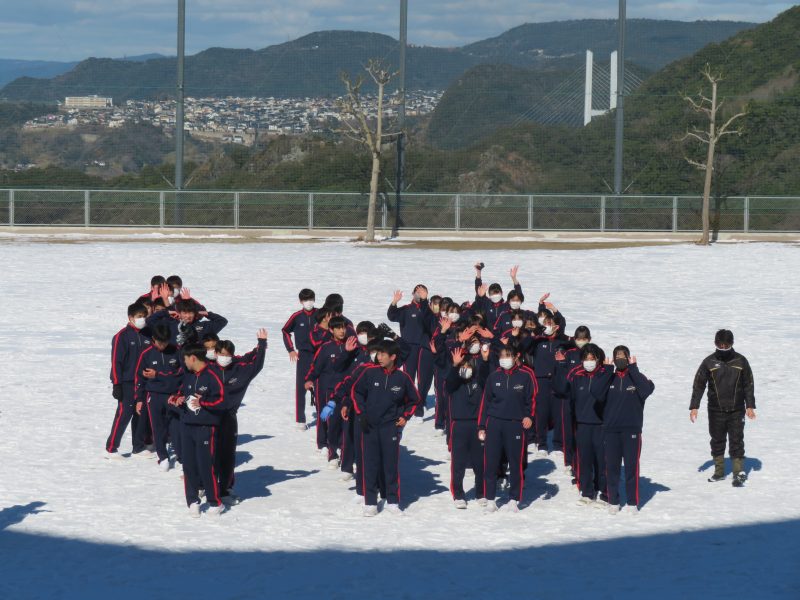1月２５日　雪の日の様子の画像