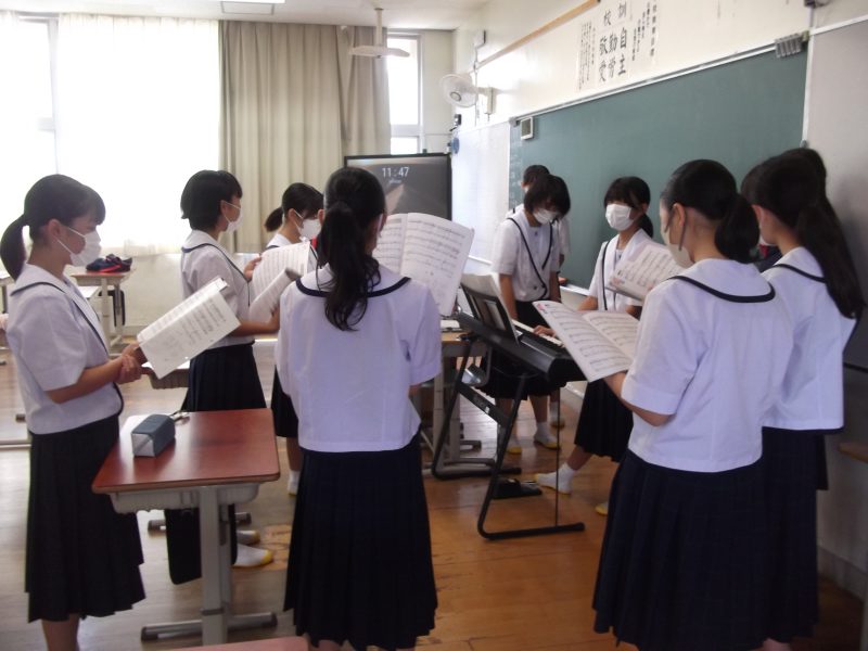 9月16日　合唱コンクールへ向けて①の画像