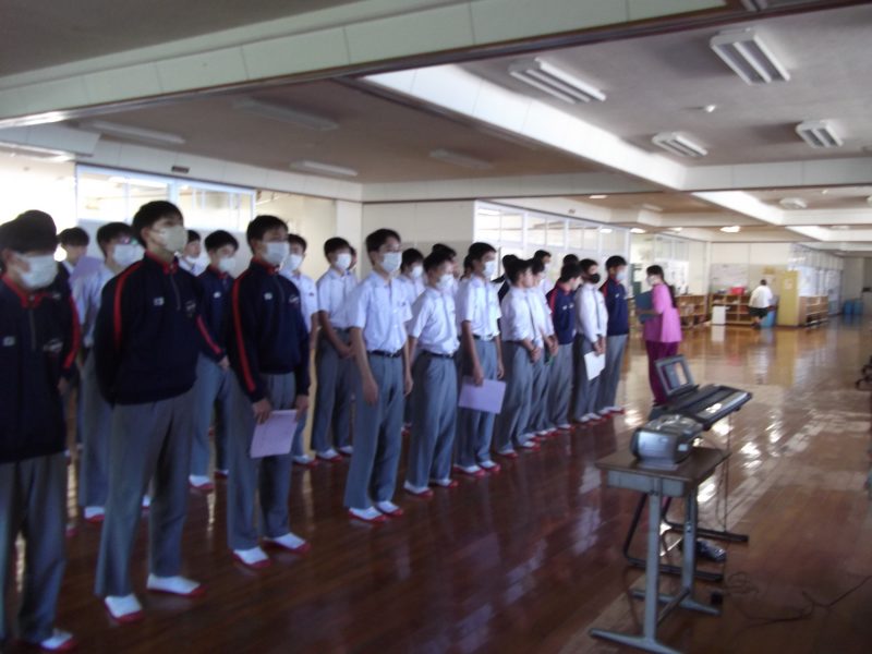 １０月１２日　長崎市中学校連合音楽会へ向けての画像