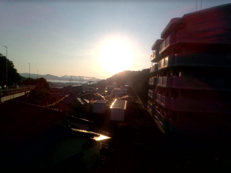 倉中生が見つけた夏休みの風景１４「夕焼けと海」の画像