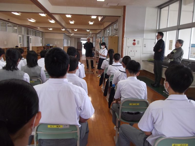 修学旅行結団式の画像