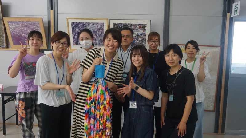 （校長日記）千羽鶴に思いをのせて…　の画像