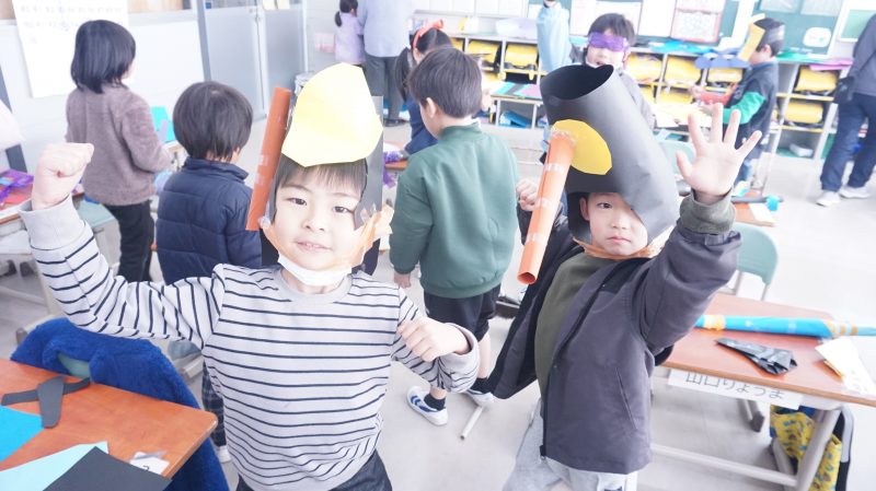 （校長日記）へんしん大好き！　１年生　の画像