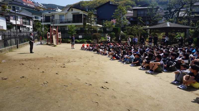 （学校行事）第１回避難訓練の画像
