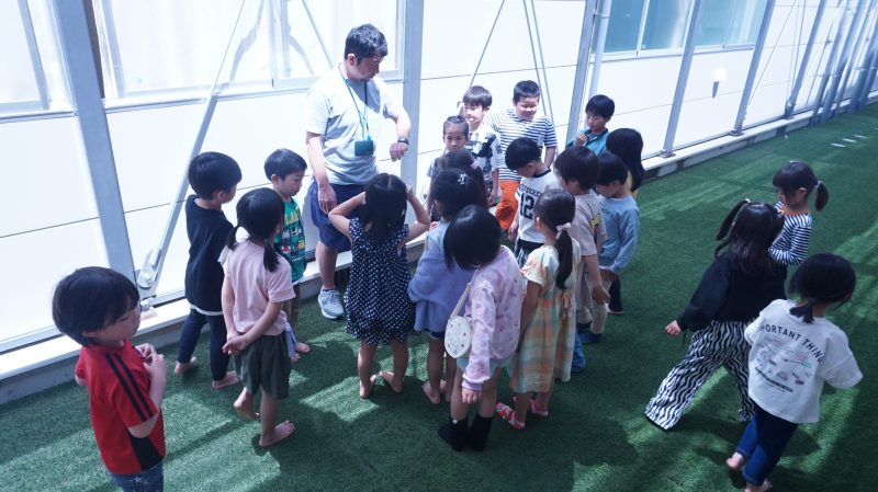 (1年生)中庭デビュー!の画像