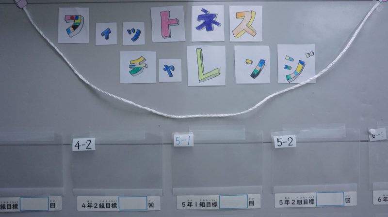 (学校生活)めざせ、体力向上! ~「フィットネスチャレンジながさき」はじめました!~の画像