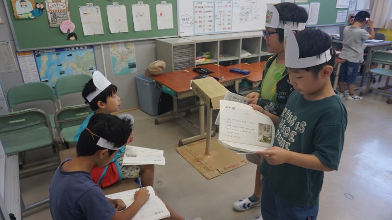 （校長日記）にこにこ学級「お手紙」の音読劇にチャレンジ♪の画像