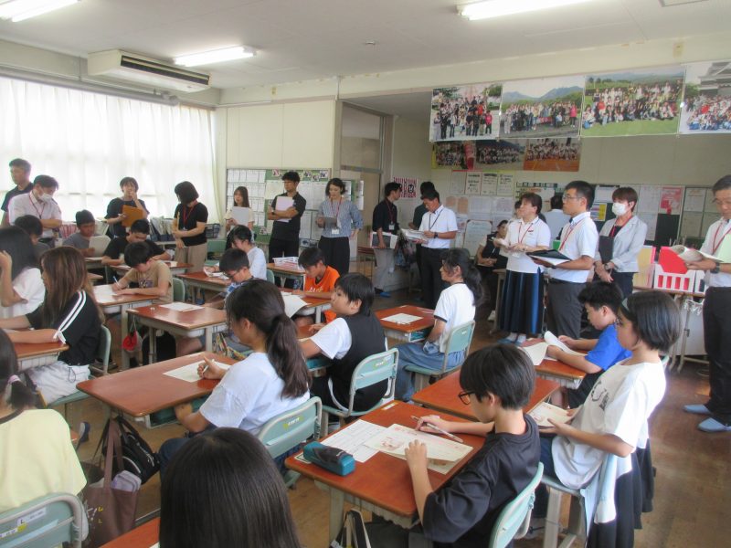 6年授業及び小中連携研修会の画像