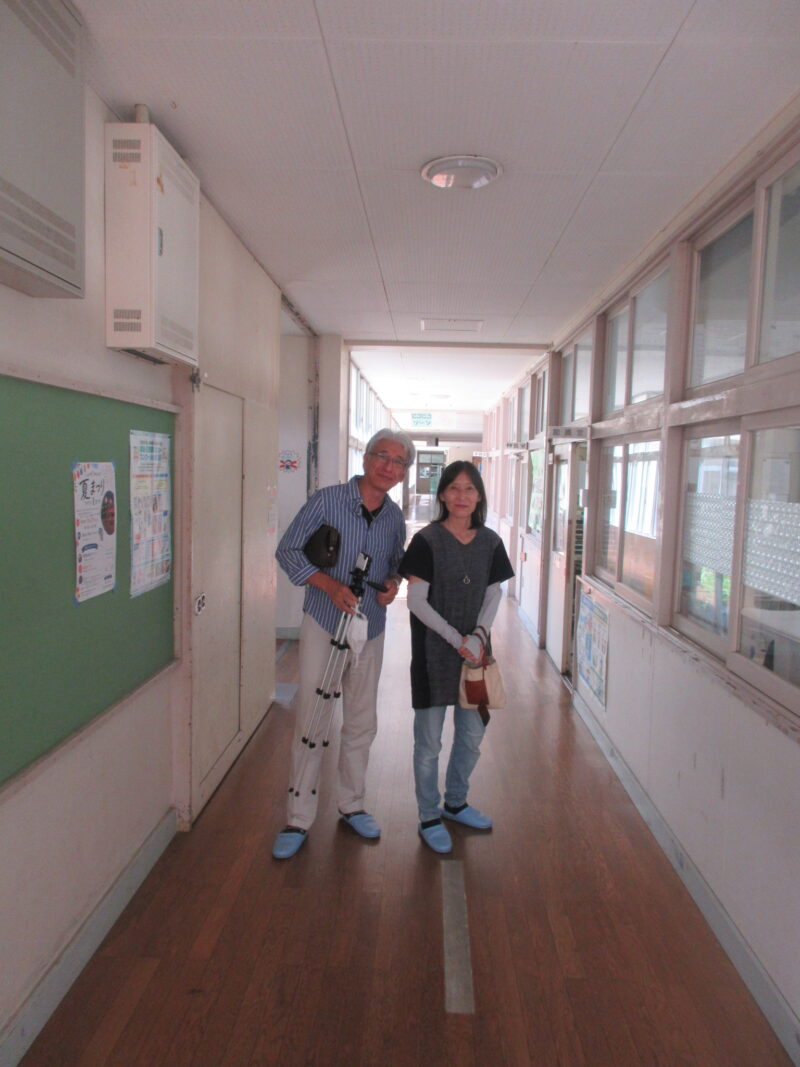 ４０数年ぶりの母校訪問の画像