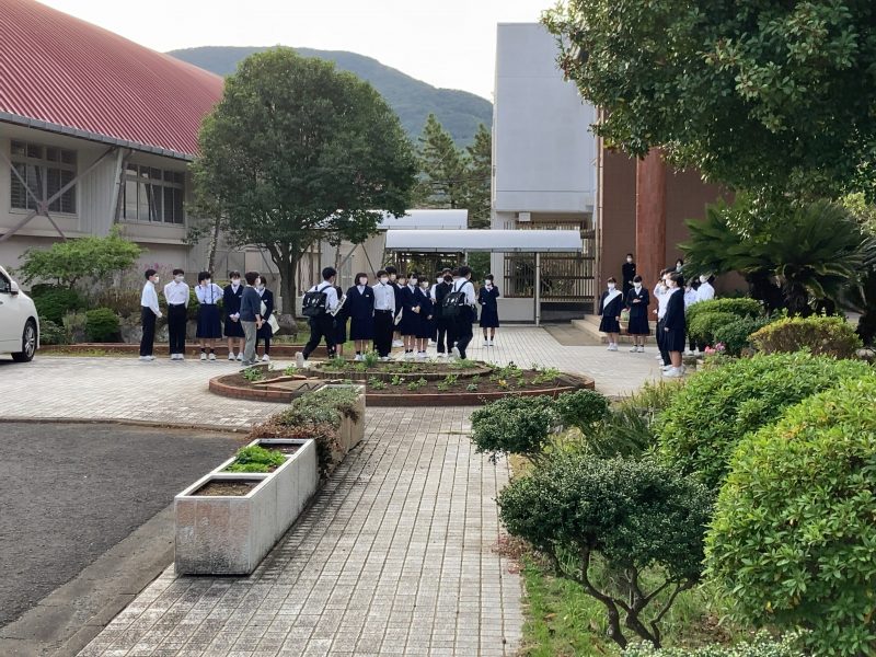 生徒会役員選挙立候補者あいさつ運動スタート！の画像