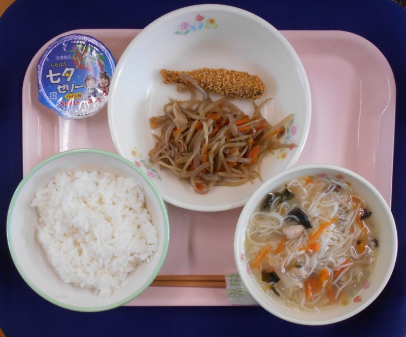 7月7日（金）の給食の画像