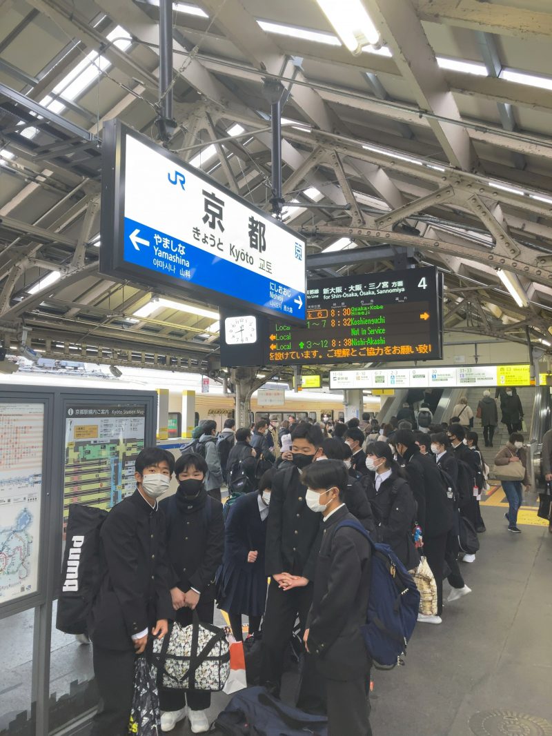 退館式を終え、大阪へ向け出発の画像